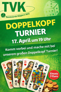 Mehr über den Artikel erfahren Doppelkopf Turnier am 17. April